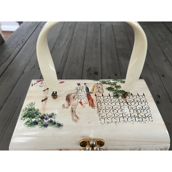 Annie Laurie Originals Palm Beach Vintage Handbag - Picture 3 of 13